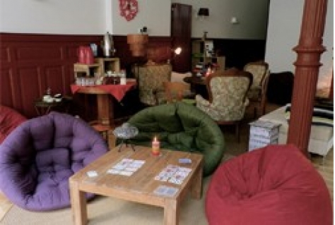Gratis consumpties in Duits café