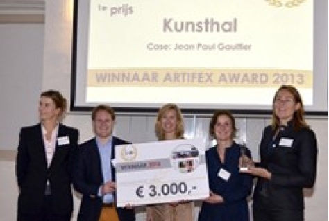 Kunsthal wint award voor cultureel ondernemerschap