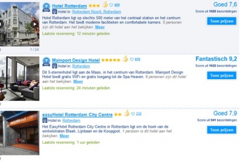 Booking.com past na verloren beroep website aan