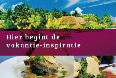 Reizen en food in beursconcept