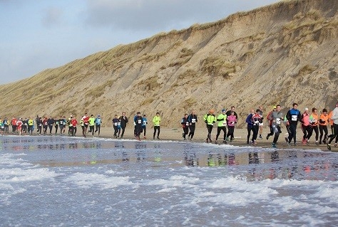 Parcours Halve Marathon Egmond door Duincamping Bakkum