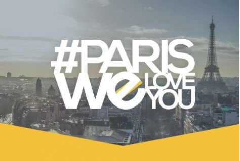 Campagne: liefde voor Parijs uploaden