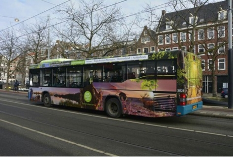 Gelderland rijdt rond in Amsterdam