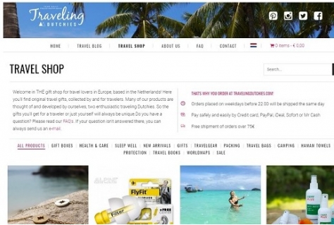 Platform Ik wil meer reizen sluit aan bij grote webshop
