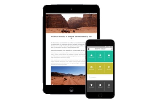 Jordanië participeert in Nederlandstalige reisgids app