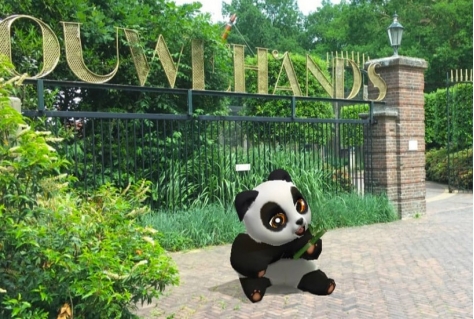 Ouwehands Dierenpark plaatst pandacam en Snapchat toepassing