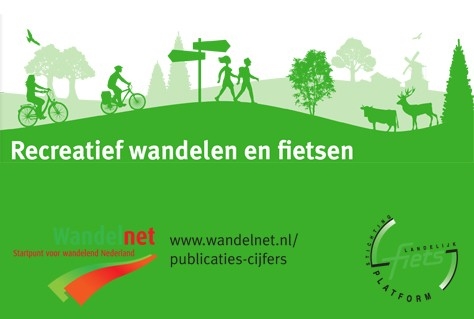 Kerncijfers recreatief fietsen en wandelen bij elkaar gebracht