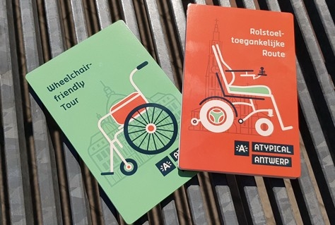 Twee rolstoelvriendelijke routes in Antwerpen
