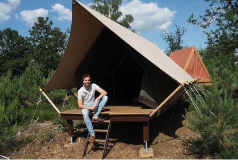 Vakantiepark en festivaltentenverhuurder slaan handen ineen voor Glamp Outdoor Camp Veluwe