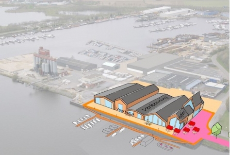 Ontwikkelingslocatie watersportservice in de Maasplassen komt op de markt 