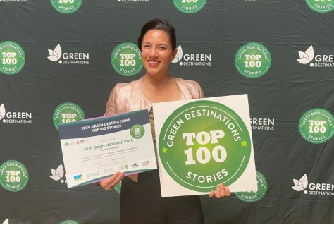 MONA project Van Gogh Nationaal Park in prestigieuze Green Destinations TOP 100 Stories 2025