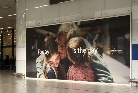 Today is the day merkverandering Schiphol