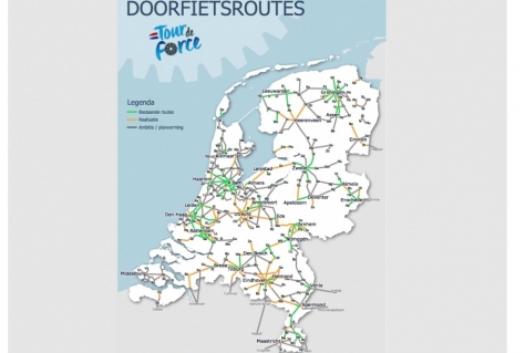 Verdubbeling doorfietsroutes tot 2030