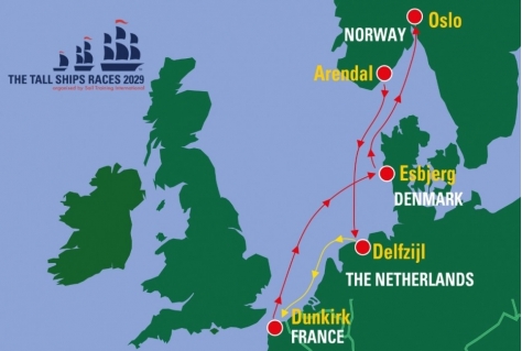 DelfSail gastevenement voor Tall Ships Races 2029