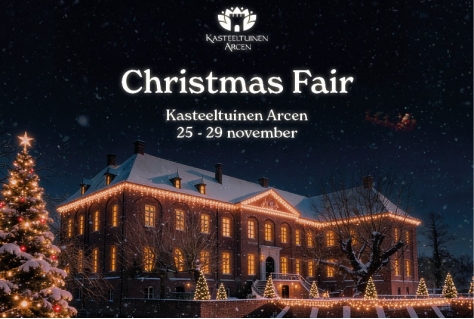 Kasteeltuinen Arcen organiseert zelf Christmas Fair 2026