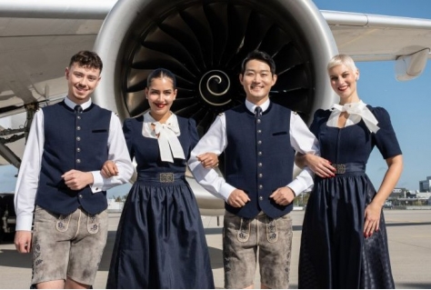 Van klederdracht tot lounges: Lufthansa in stijl Oktoberfest
