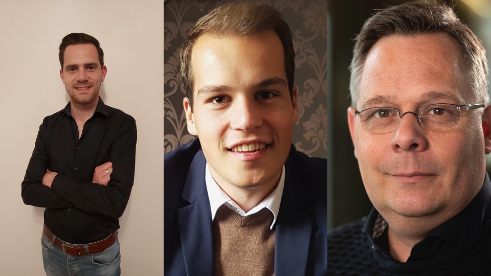 Klaus Hoven, Koen de Lepper en Timo van Boekel Klaus Hoven, Koen de Lepper en Timo van Boekel