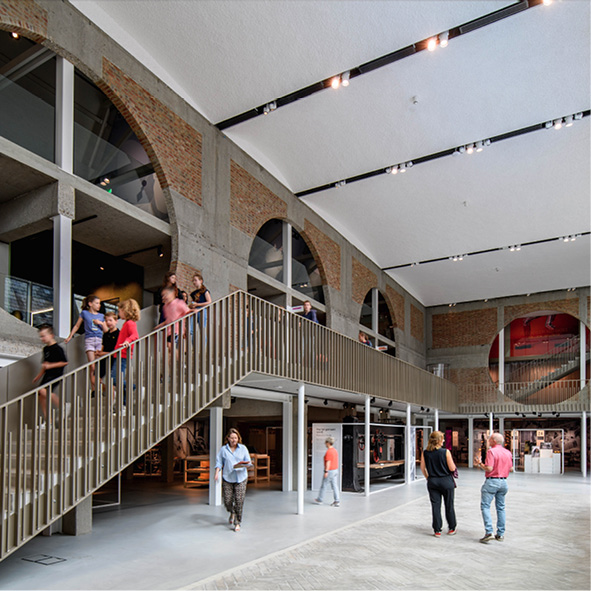 Civic Architects bedacht de open structuur. Civic Architects bedacht de open structuur.