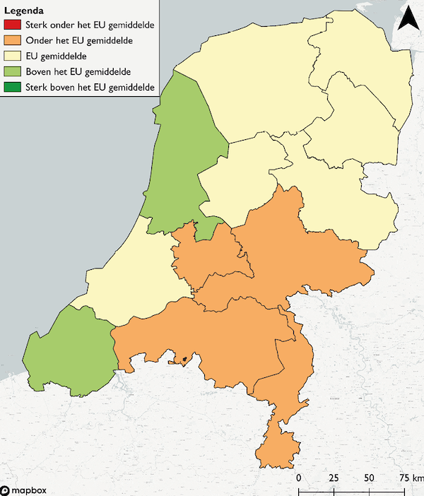 Figuur 2: De groei in het aantal overnachtingen in toeristische accommodaties in de periode (2008 - 2018)