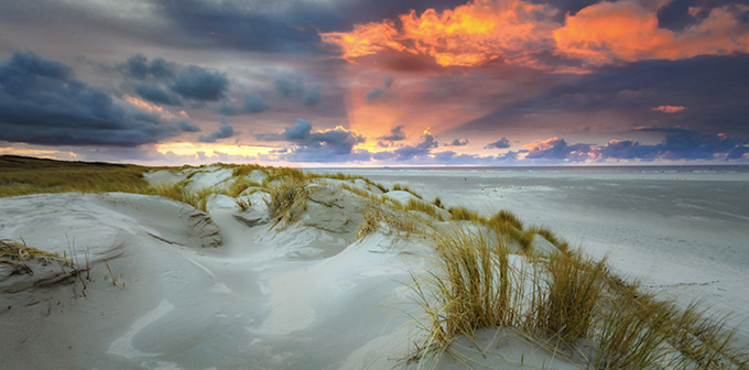 De Hors, een grote zandplaat in het zuidelijke deel van het eiland, is het favoriete plekje van Edo Kooiman.