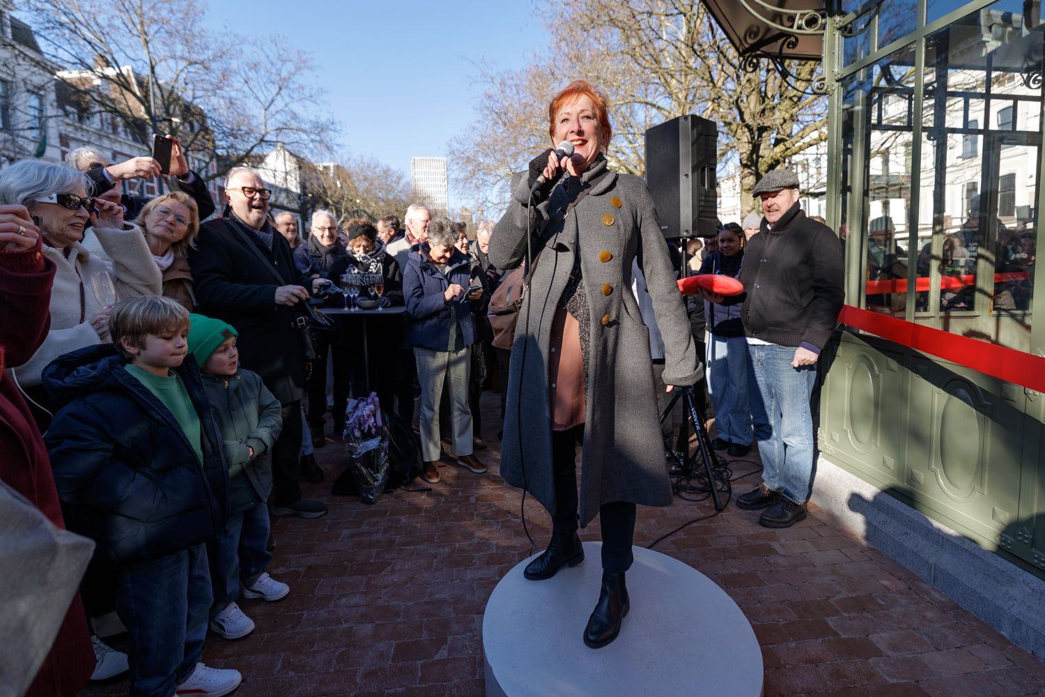Ras-Rotterdammer Loes Luca opende op 14 februari 2026 het Tramhuis