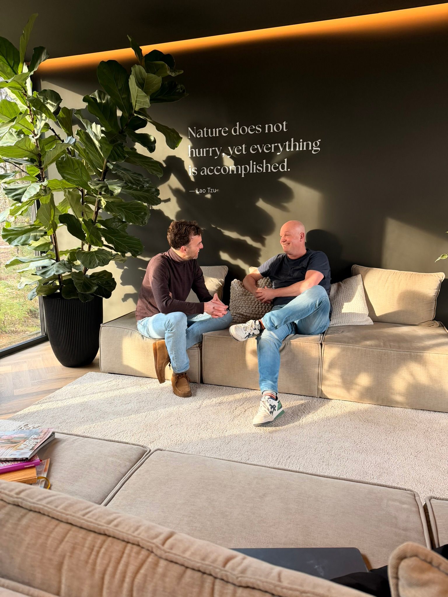 Danny Paerl en zijn compagnon Edwin Smaal.