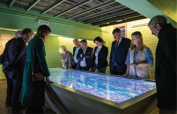 Belevingstafel biedt veel informatie.