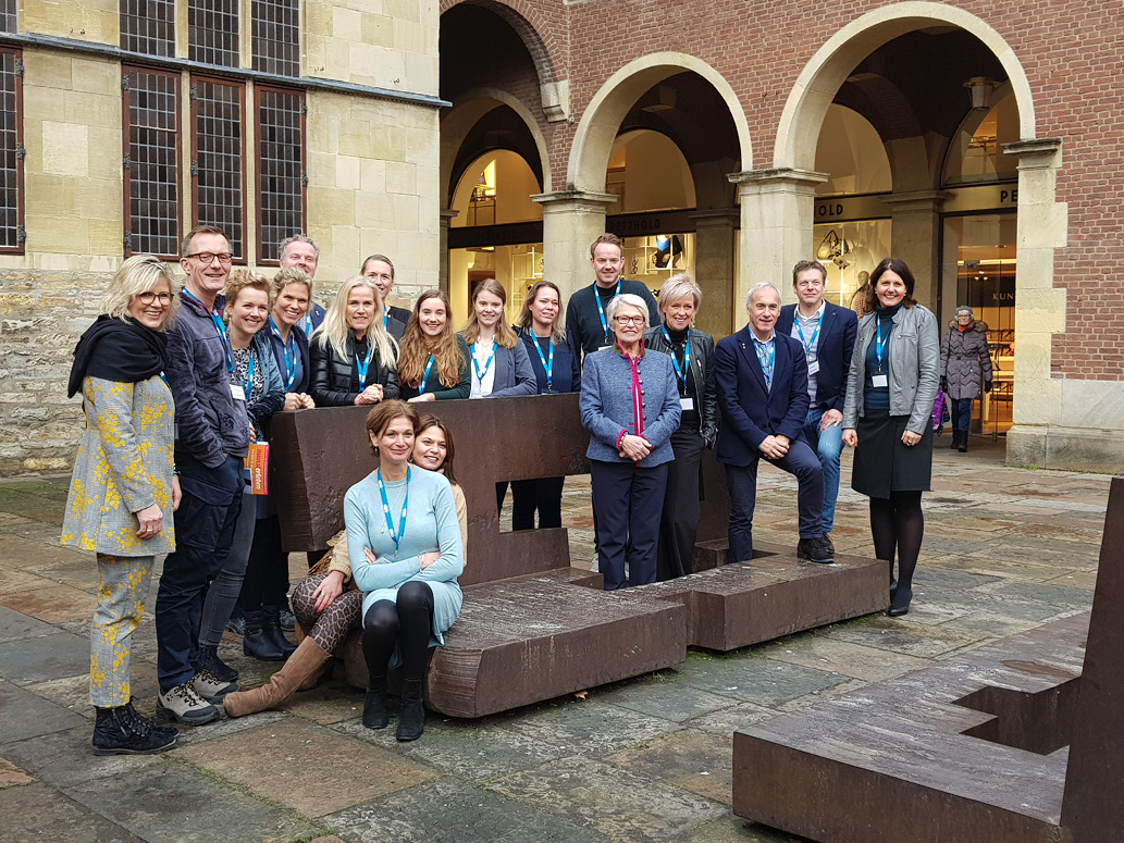 EUREGIO projectteam, op bezoek in Münster.