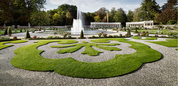Boventuin met koningssprong. Foto: Paleis Het Loo