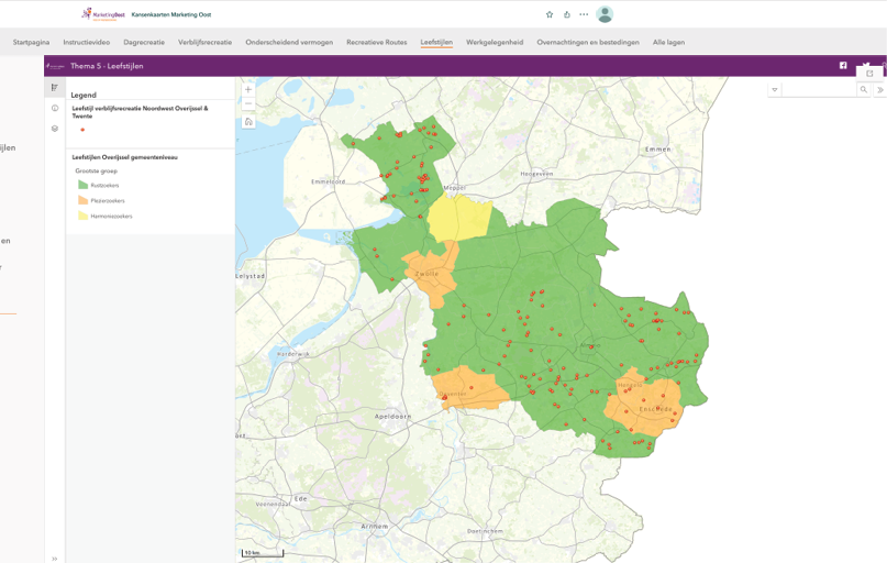 Datahub Overijssel: Kansenkaart leefstijlen