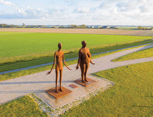 Een van de projecten voor de verbinding met Friesland, ‘Wachten op Hoog Water Een van de projecten voor de verbinding met Friesland, ‘Wachten op Hoog Water