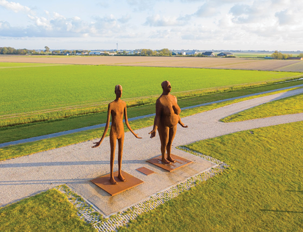 Een van de projecten voor de verbinding met Friesland, ‘Wachten op Hoog Water