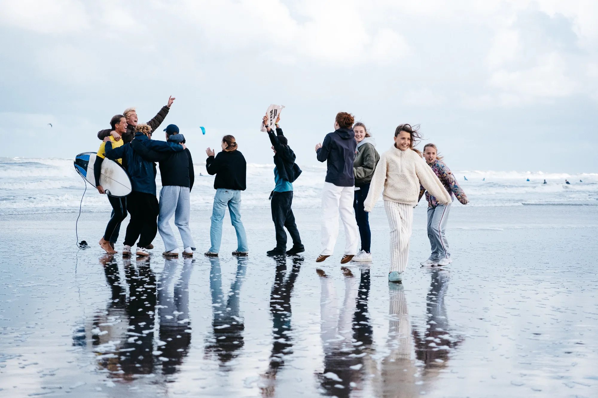 De NK Surftour bij Scheveningen vond plaats op 10 oktober. Fotograaf Wouter de Wolf