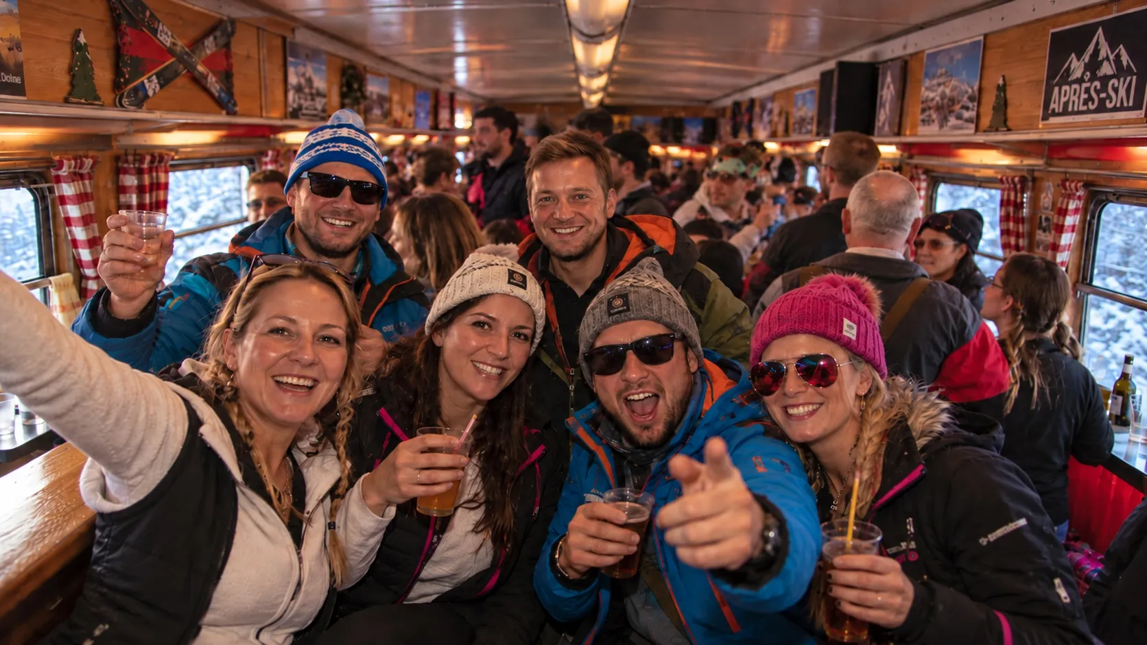 Skihut op rails: Urlaubs-Express maakt de nachttrein zelf tot wintervakantie-ervaring